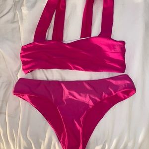 hot pink bikini